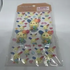 サンリオ　オーロラ立体シール　ウサハナ