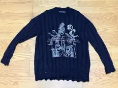 ACECOLLECTION×A GOOD BAD INFLUENCE 黒ニット