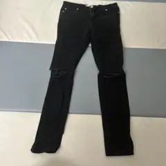 ブラックスキニー デニム
