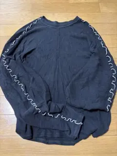 23SS ルシェルブルーIE CIEL BLEU メローリブニット　 36