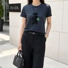 PRADA ベアーTシャツ　ブラックのサムネイル