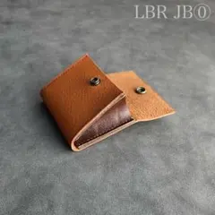 コインケース　レザー小物入れ　財布　本革ハンドメイドレザークラフト