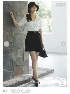 スナイデル　シンプルショートパンツ　BLK サイズ1