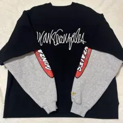 Mark Gonzales スウェット トレーナー ネイビー/グレー