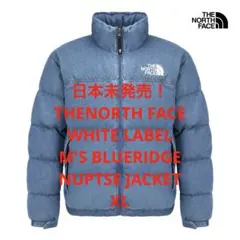 新品 ノースフェイス ホワイトレーベル ブルーリッジ デニム ヌプシ ダウン