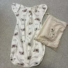 スワドルメリー　クマ柄 おくるみ Sサイズ