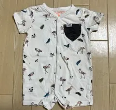 Lee ベビー 夏服 ロンパース フラミンゴ柄のサムネイル
