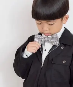 新品　ローリーズファーム　キッズ　蝶ネクタイ チョウネクタイ　男児　ベージュ