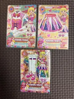 海外版 アイカツ ハイピンクパレードスカート シューズ アニメ柄
