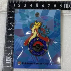 〈ポケモンセンター〉カナザワ　ミロカロス & ピカチュウ ロゴピンズ