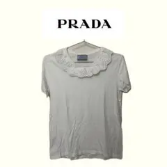 PRADA プラダ 襟付き 半袖 Tシャツ ホワイトのサムネイル