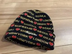 supremeハートビーニー org.jpg