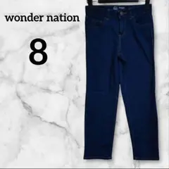 wonder nation 【8】ストレートデニム ダークブルー