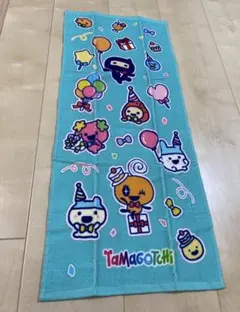 たまごっち　フェイスタオル　１枚　ミントグリーン　しまむら