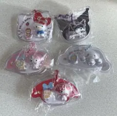 サンリオキャラクターズ　パッケージチャーム＆チョコボーロ　5点セット