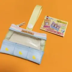 シルバニア　ガチャ　赤ちゃんとおでかけミニポーチ2 みつごちゃんのベビーカー