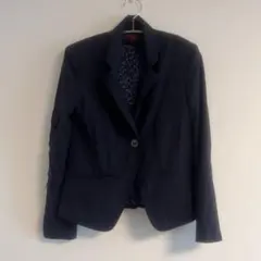 KENZO デザイン ジャケット 38 ネイビー