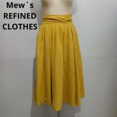 Mew`s REFINED CLOTHES タックスエード調スカートのサムネイル