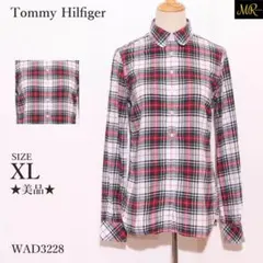 トミー ヒルフィガー トップス 長袖シャツ チェック柄 前ボタン カジュアル