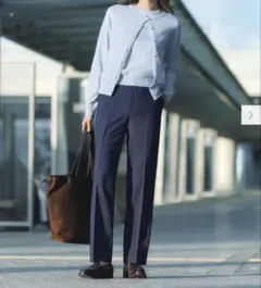 ユニクロ　感動スリムパンツ　Lサイズ　ダークネイビー