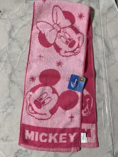 【新品未使用】ミッキー &ミニー スポーツタオル ピンク