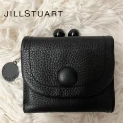 極美品✨JILL STUART ルナティ 三つ折り財布 がま口 ブラック レザーのサムネイル