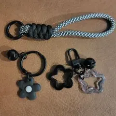 チャーム　３点セット　まとめ　キーホルダー　キーリング