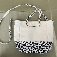 CONVERSE ドット柄 ショルダーバッグ