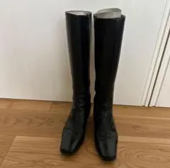 ロングブーツ 黒 23.5