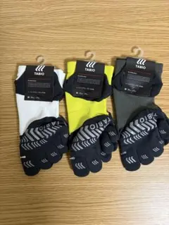 タビオ tabio レーシングラン・プロ 5本指ソックス 3足セット