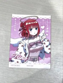 五等分の花嫁　コラボカフェ　特典ステッカー　二乃　にの