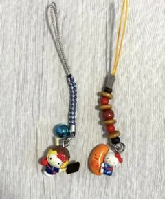 ご当地キティ　根付ストラップ2個セット