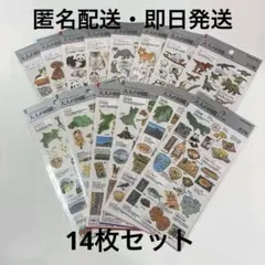 カミオジャパン 大人の図鑑シール 14枚セット