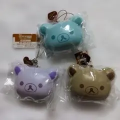 平成レトロ　希少　San-X公式　リラックマ　マカロンカラフルスクイーズ　3個