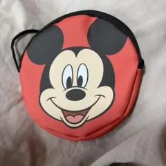 ミッキーマウス ポーチ 赤