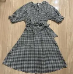 最終値下　ナチュラルクチュール　チェックワンピース