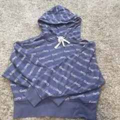 Gap グレー ロゴパーカー