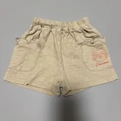 アンパンマン　ドキンちゃん　ポケット付き　ショートパンツ　ベージュ　90㎝