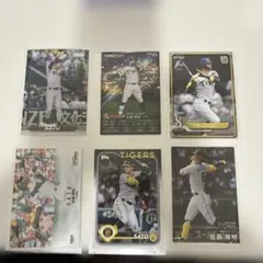サトテル阪神タイガース プロ野球カード 6枚セットです。