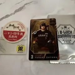 大山悠輔 B-LUCK DYNAMITE カード シークレットステッカー