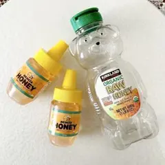 コストコ　くま　オーガニックハチミツボトル　未開封　アカシアはちみつ2本