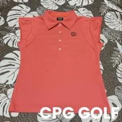 CPG GOLF（シーピージーゴルフ）レディース用フリルスリーブポロシャツ　Sのサムネイル