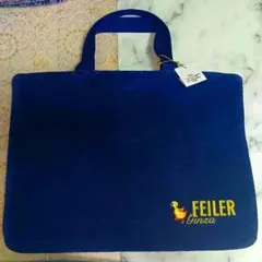 新品未使用　フェイラー　銀座本店限定　ハイジ　バッグ　ネイビー　本店10周年記念