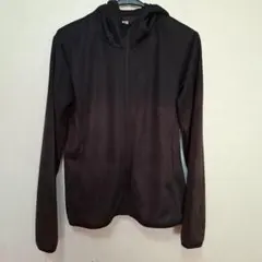 UNIQLOドライEXUVカットプリントフルジップパーカ長袖 S ユニクロ
