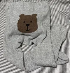baby gap ベビーギャップ　ブラナンベアタイツ　グレー　12-24m
