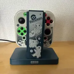 HORI ポケモン 充電スタンド＋カバー　純正コントローラー2個セット