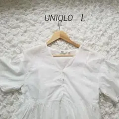 【美品】UNIQLO コットンティアードブラウス　マタニティ　ワンピース