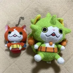 妖怪ウォッチ　トゲニャン　ジバニャン　ぬいぐるみ キーホルダー セット