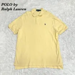 Polo By Ralph Lauren ポロシャツ イエロー XL 黒マーク