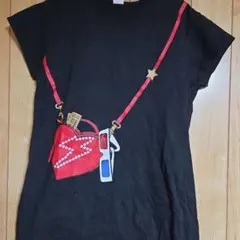 デビロック　トップ半袖Tシャツ　160cm黒